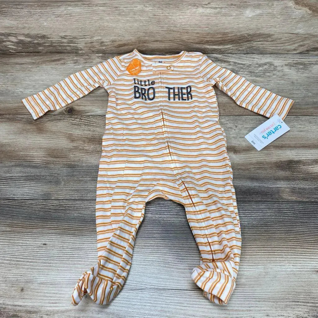 NEW Just One You Little Brother Striped Sleeper sz 6m - Me 'n Mommy To Be