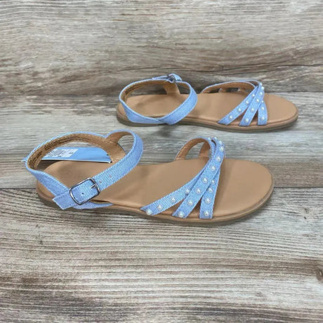 NEW Cat & Jack Cassie Ankle Strap Pearl Sandals sz 13c - Me 'n Mommy To Be