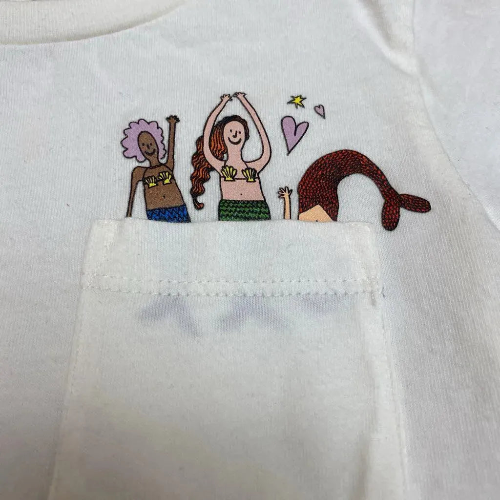 Stella McCartney Kids Mermaid Pocket T-Shirt sz 4T - Me 'n Mommy To Be