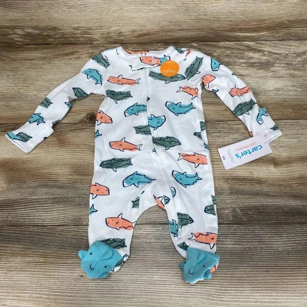 NEW Just One You Shark Sleeper sz NB - Me 'n Mommy To Be