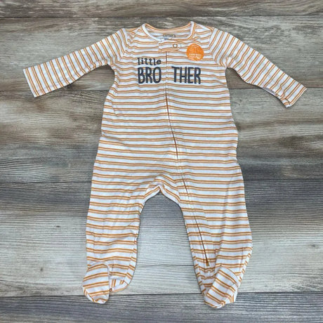 NEW Just One You Little Brother Striped Sleeper sz 6m - Me 'n Mommy To Be