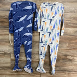 NEW Just One You 2Pk Whale Sleepers sz 4T - Me 'n Mommy To Be