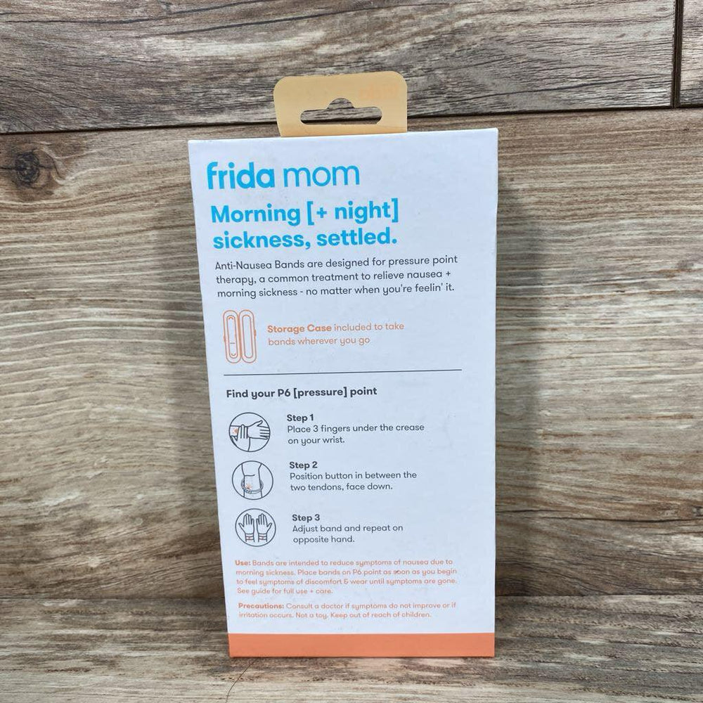 NEW Frida Mom Anti-Nausea Bands-Pressure Point Therapy For Morning Sickness Pregnancy Relief - 2ct - Me 'n Mommy To Be