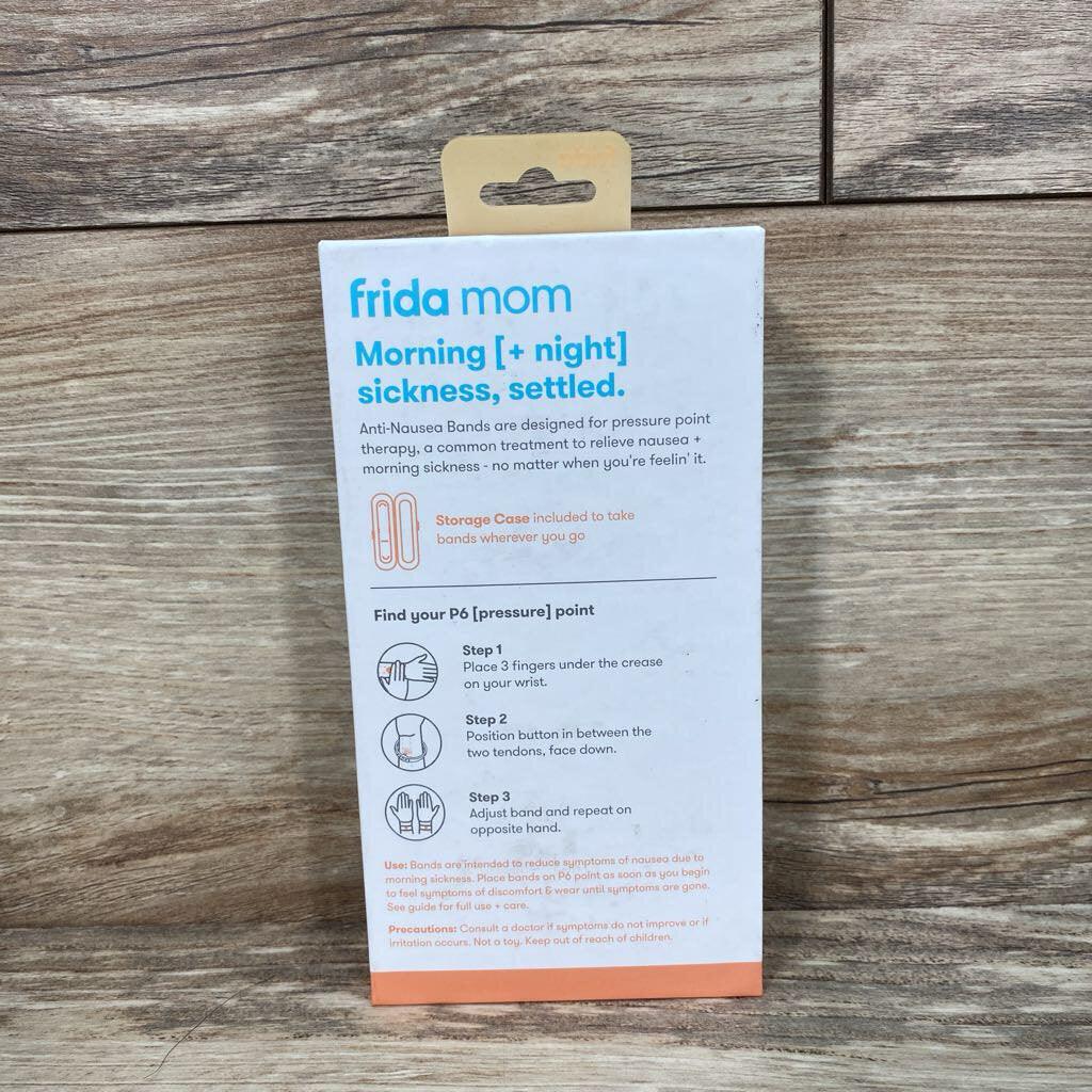 NEW Frida Mom Anti-Nausea Bands-Pressure Point Therapy For Morning Sickness Pregnancy Relief - 2ct - Me 'n Mommy To Be