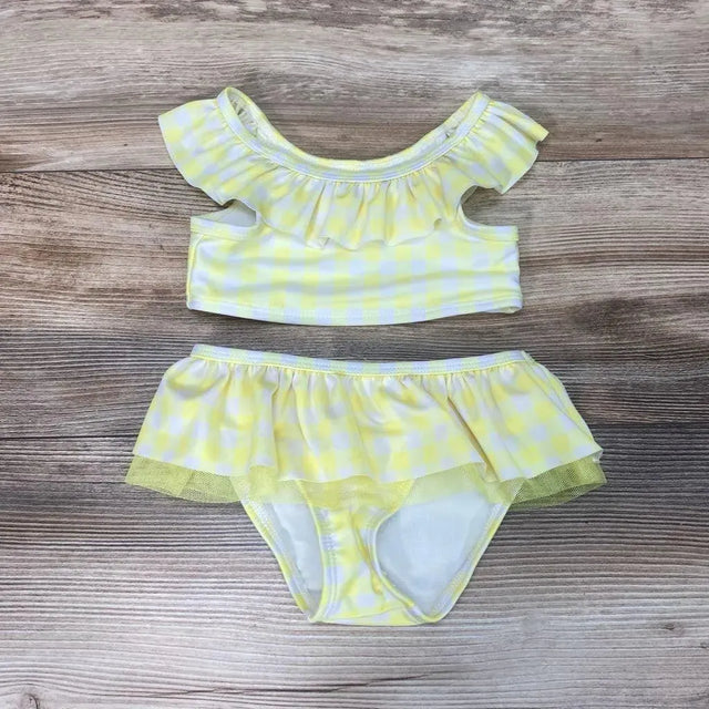 Cat & Jack 2pc Gingham Swimsuit Set sz 18m - Me 'n Mommy To Be