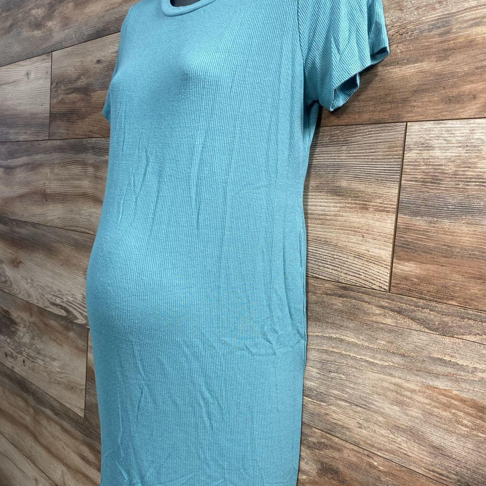Motherhood Maternity Basic Rib Knit T-Shirt Dress sz Medium - Me 'n Mommy To Be