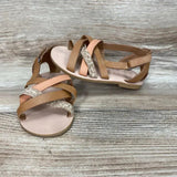 Zara Leather Strappy Sandals sz 5c - Me 'n Mommy To Be