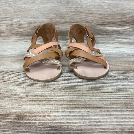 Zara Leather Strappy Sandals sz 5c - Me 'n Mommy To Be