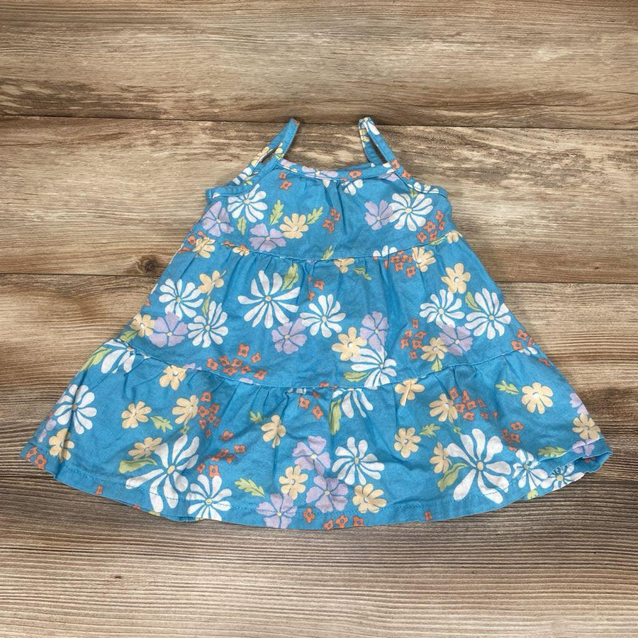 Little co. Tank Linen Floral Dress sz 12m - Me 'n Mommy To Be
