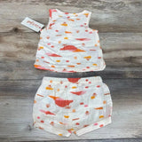 NEW Cat & Jack 2pc Henley Tank Top & Shorts sz 0-3m - Me 'n Mommy To Be