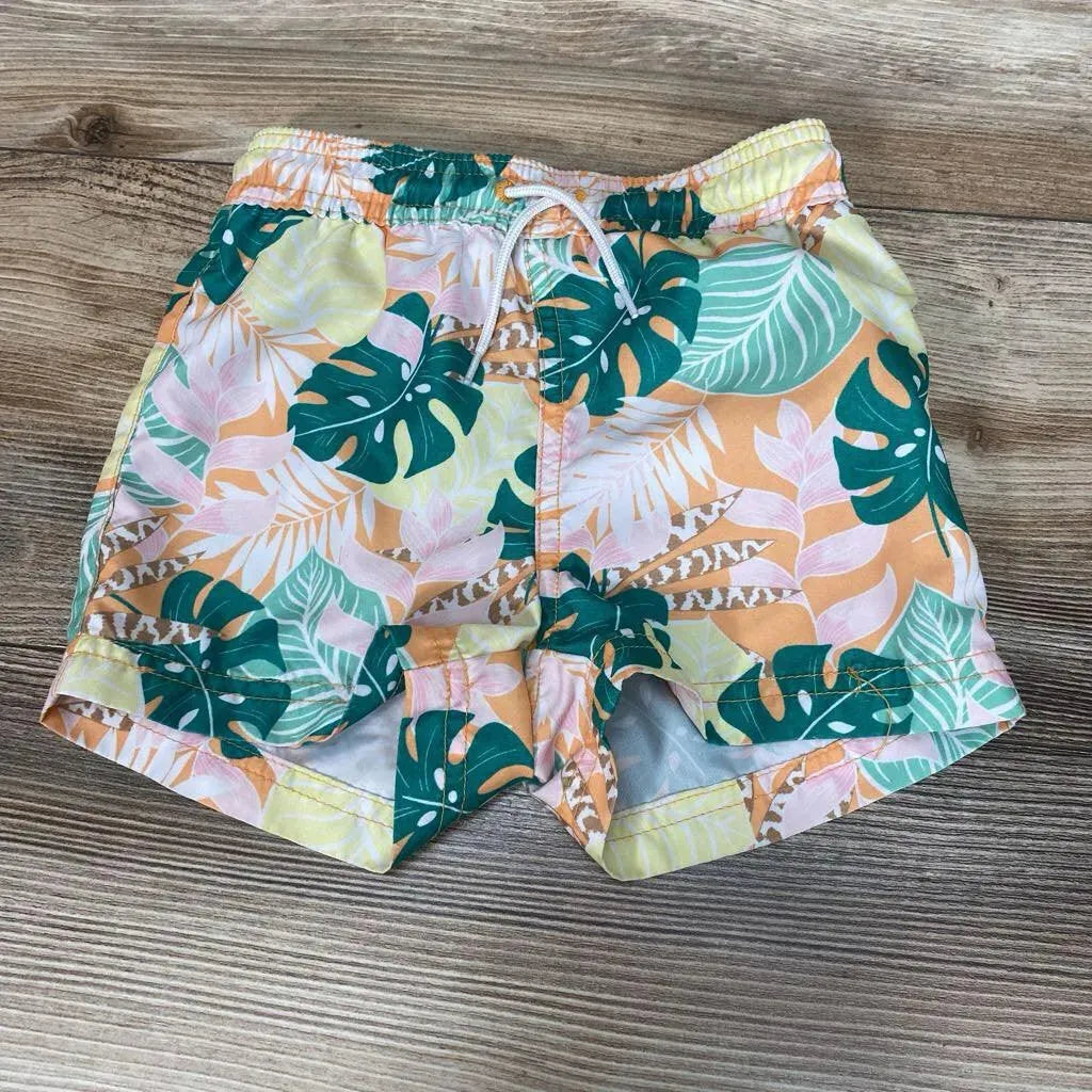 Janie & Jack Tropical Swim Trunks sz 12-18m - Me 'n Mommy To Be