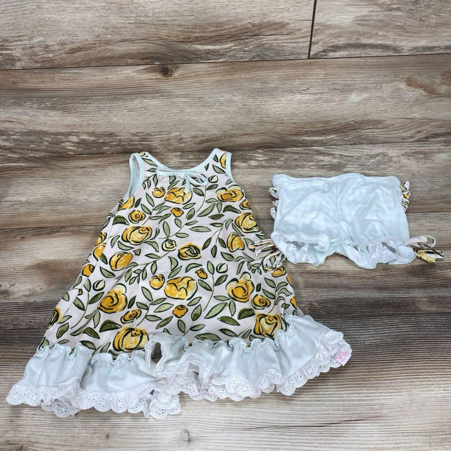 Sweet Honey 2pc Tank Floral Dress & Shorts sz 18m - Me 'n Mommy To Be