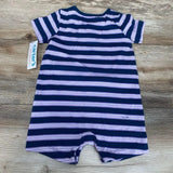 NEW Just One You Striped Shortie Romper sz 9m - Me 'n Mommy To Be