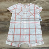 NEW Cat & Jack Plaid Shortie Romper sz 18m - Me 'n Mommy To Be