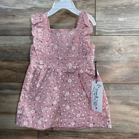 NEW Pippa & Julie Striped Floral Romper sz 12m - Me 'n Mommy To Be