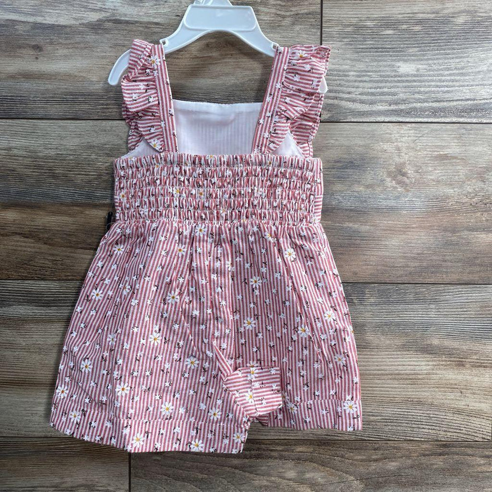 NEW Pippa & Julie Striped Floral Romper sz 12m - Me 'n Mommy To Be