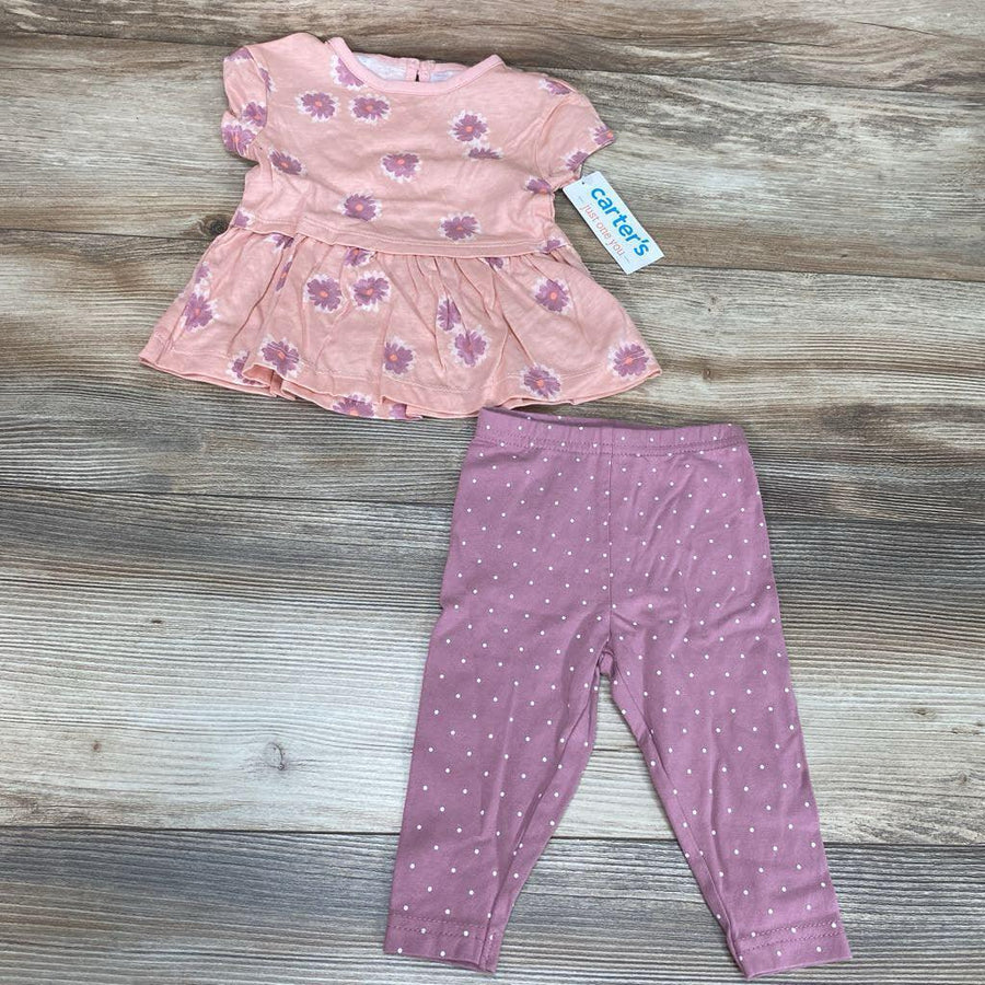 NEW Just One You 2pc Floral Shirt & Leggings sz 6m - Me 'n Mommy To Be