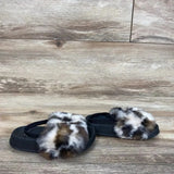 Feet City Faux Fur Slides With Back Strap sz 6c - Me 'n Mommy To Be