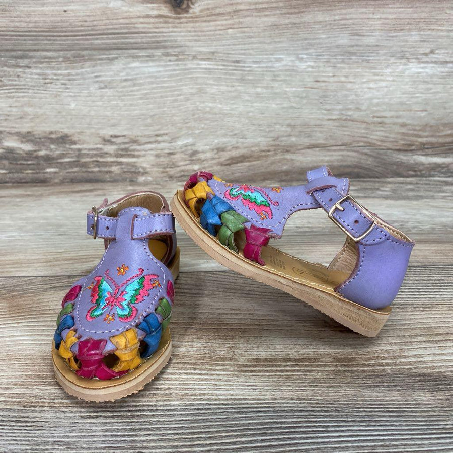 Butterfly Leather Huaraches Sandals sz 7c - Me 'n Mommy To Be