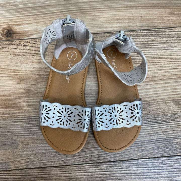 Cat & Jack Ankle Strap Sandals sz 7c - Me 'n Mommy To Be