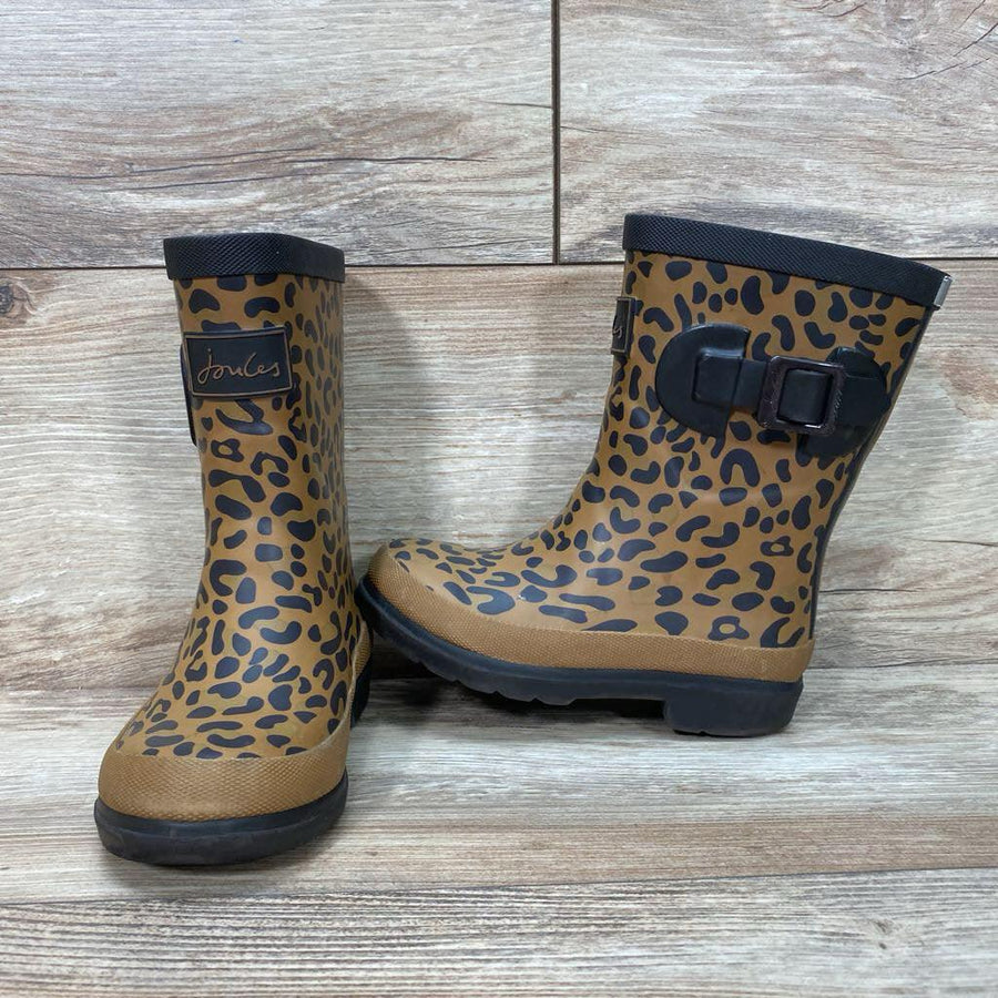 Joules Welly Leopard Rain Boots sz 10c - Me 'n Mommy To Be