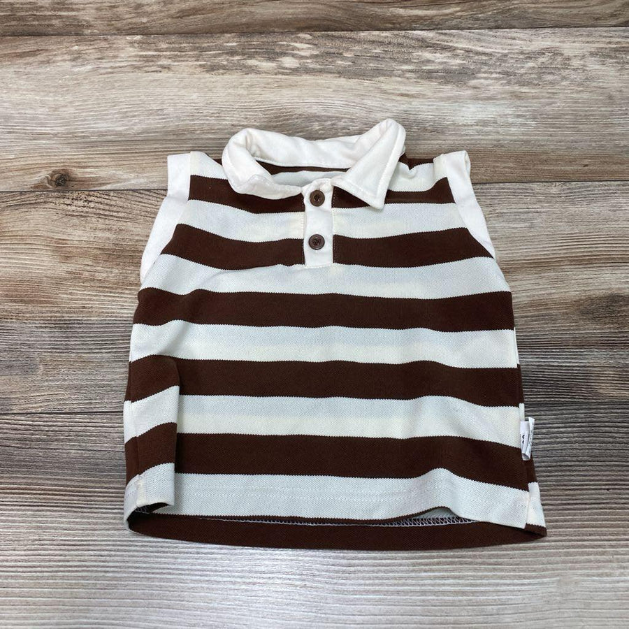 Striped Polo Shirt sz 9-12m - Me 'n Mommy To Be