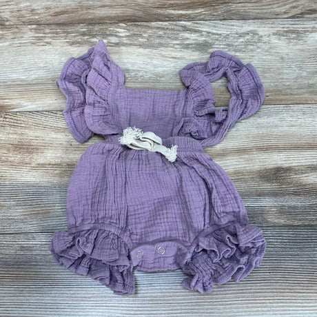 Muslin Romper sz 3-6m - Me 'n Mommy To Be