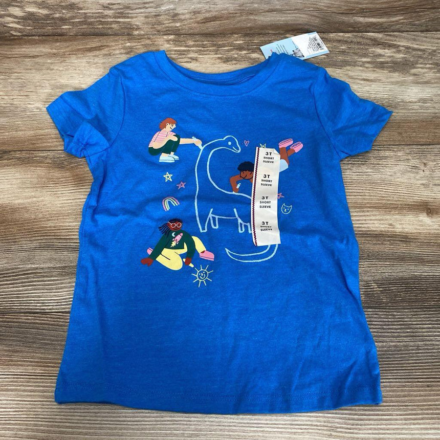 NEW Cat & Jack Dino Shirt sz 3T - Me 'n Mommy To Be