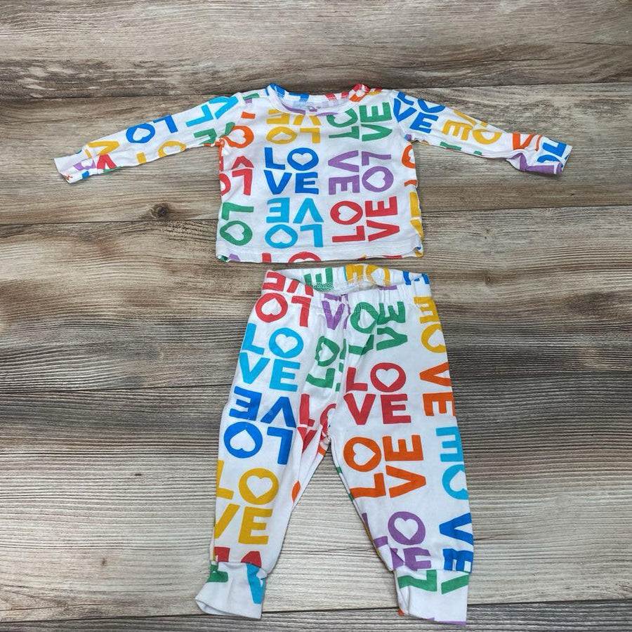 Children's Place 2Pc 'Love' Pajama Set sz 0-3m - Me 'n Mommy To Be