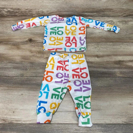 Children's Place 2Pc 'Love' Pajama Set sz 0-3m - Me 'n Mommy To Be