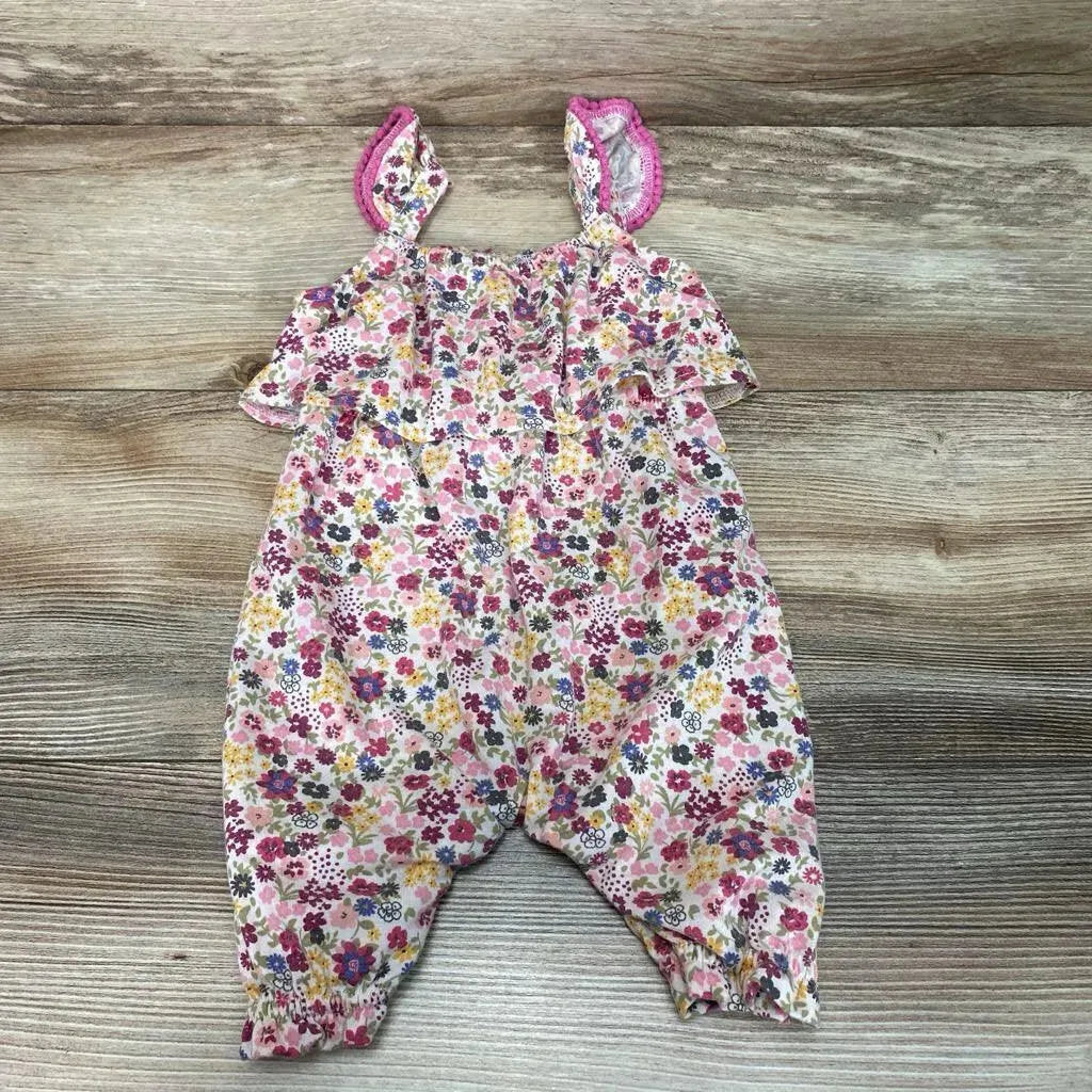 Jessica Simpson Floral Romper sz 0-3m - Me 'n Mommy To Be