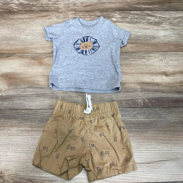 Just One You 2pc Lion Shirt & Shorts sz 3m - Me 'n Mommy To Be