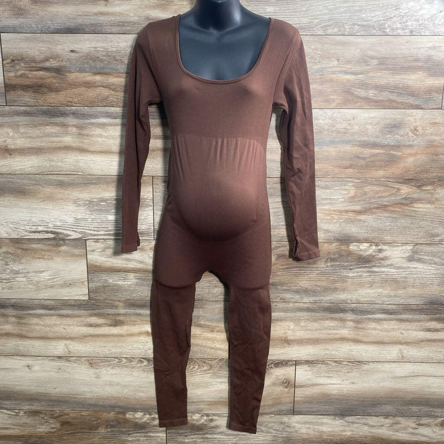 Ribbed Belly Support Jumpsuit sz Large - Me 'n Mommy To Be