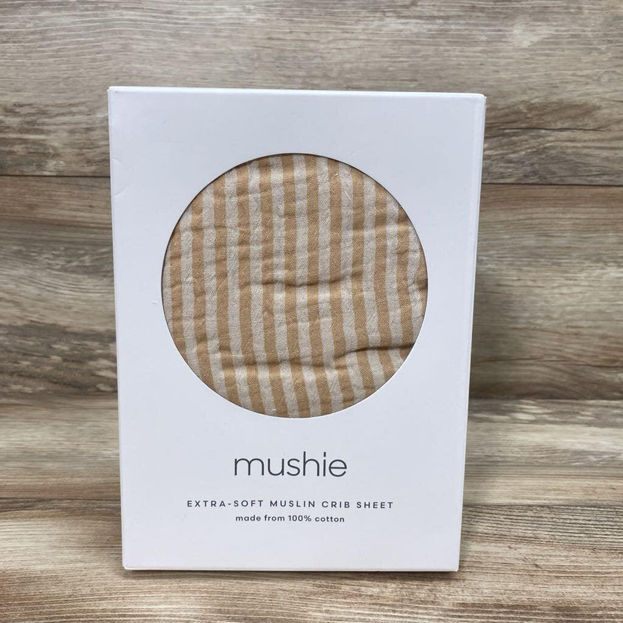 NEW Mushie Extra Soft Muslin Crib Fitted Sheet - Me 'n Mommy To Be