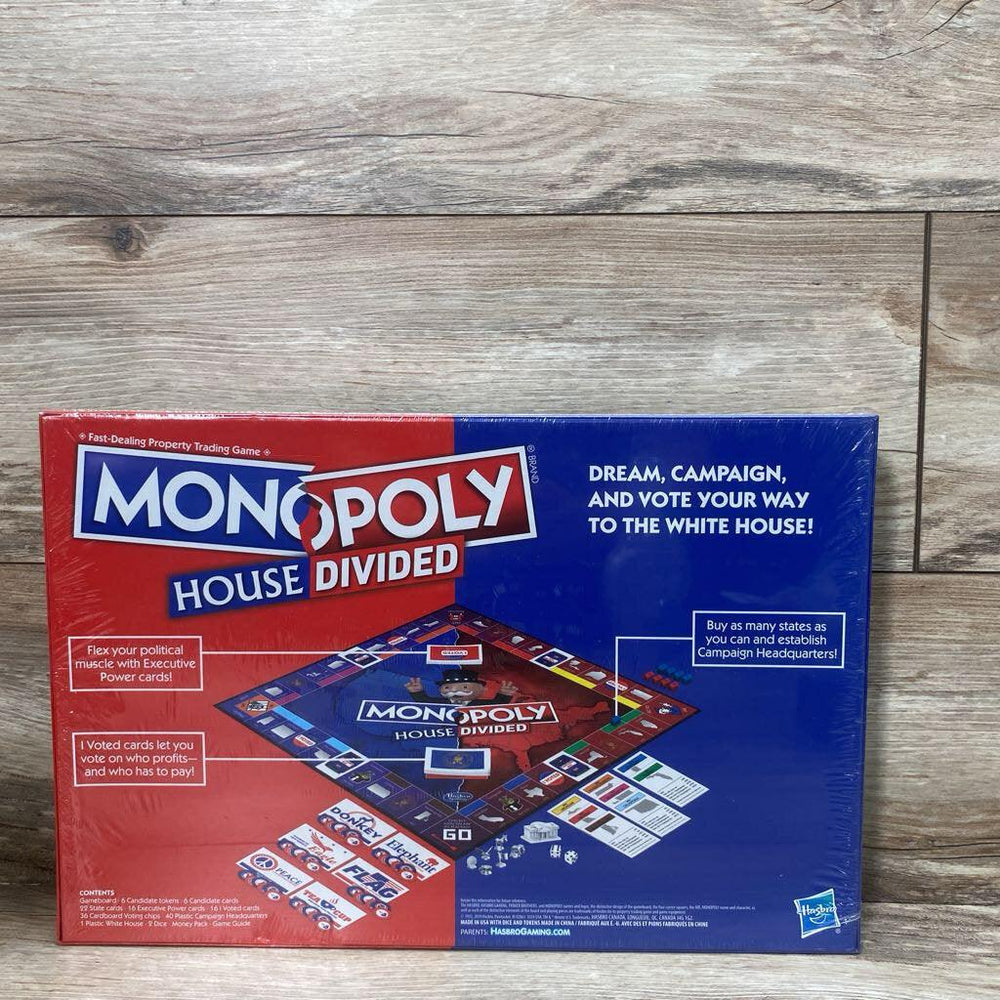 NEW Monopoly House Divided Board Game - Me 'n Mommy To Be
