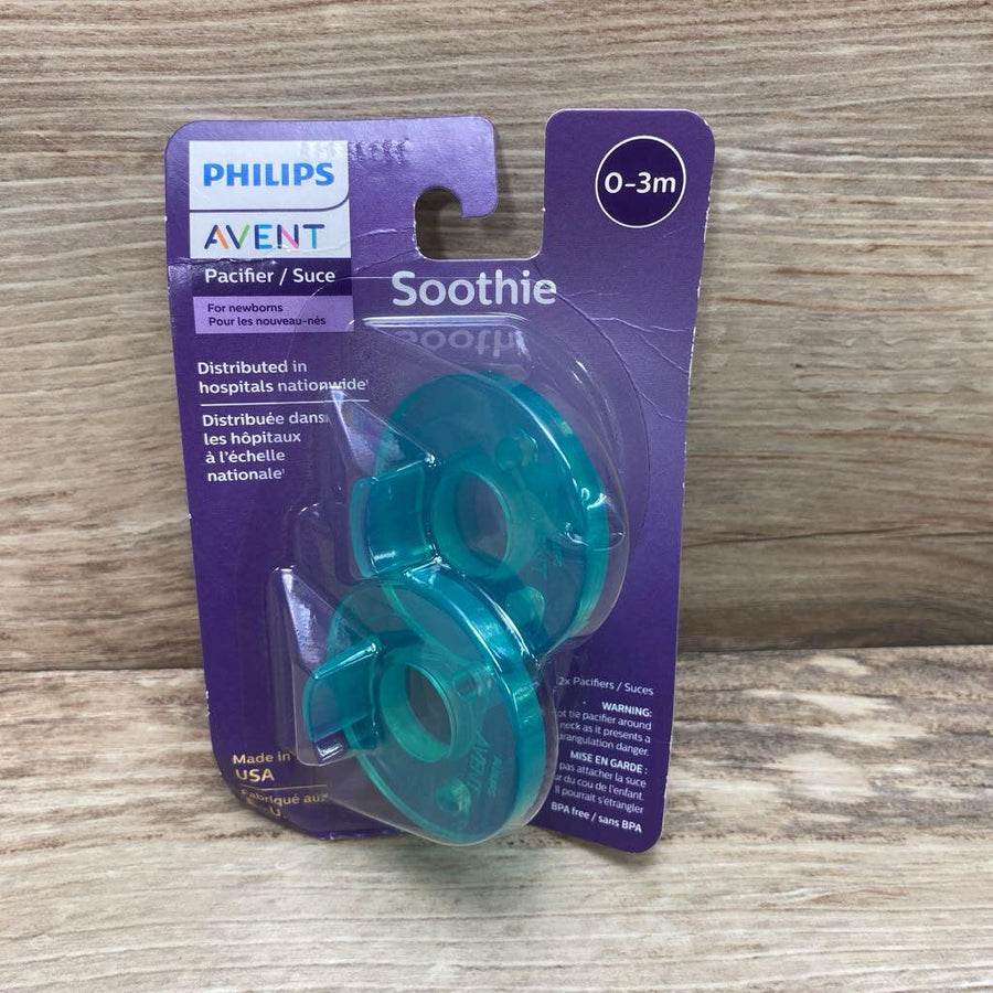 NEW Philips 2pk Soothie Pacifiers sz 0-3m - Me 'n Mommy To Be