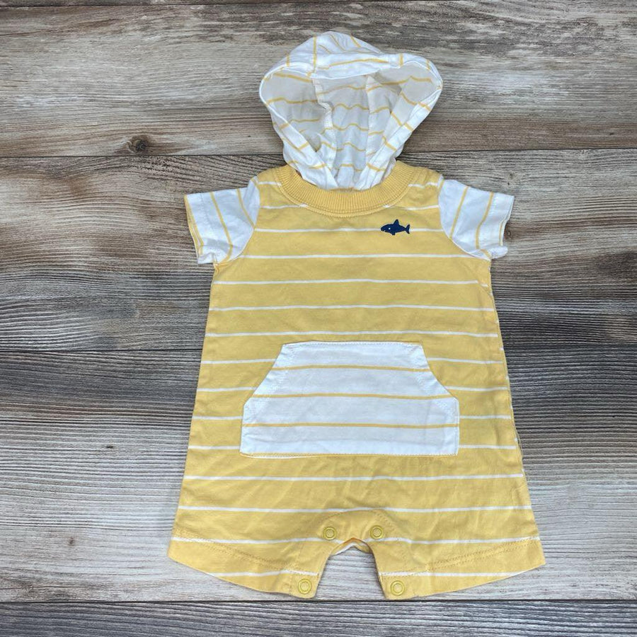 Carter's Hooded Striped Shortie Romper sz 3m - Me 'n Mommy To Be