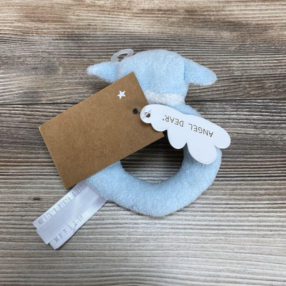 NEW Angel Dear Sheep Ring Rattle - Me 'n Mommy To Be