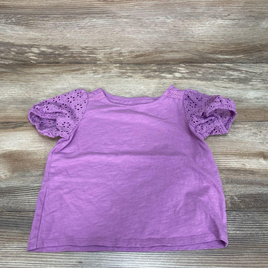 Jumping Beans Eyelet Sleeve Shirt sz 5T - Me 'n Mommy To Be