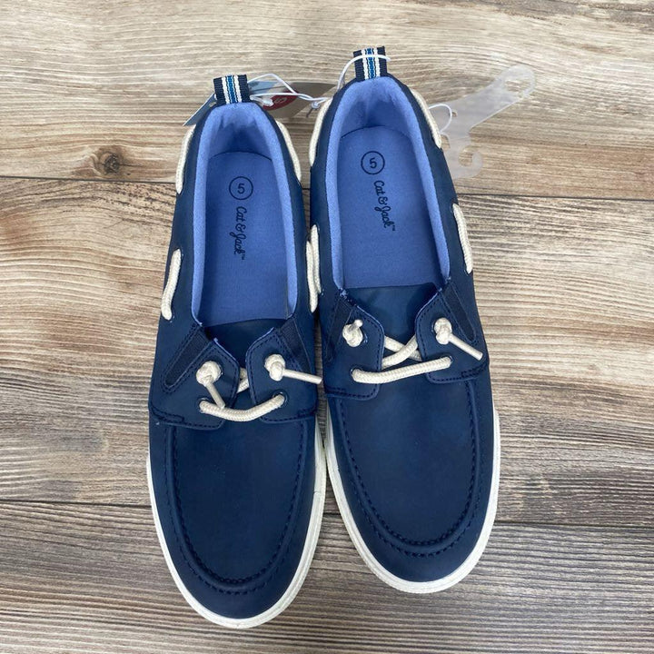 NEW Cat & Jack Reece Boat Shoes sz 5Y - Me 'n Mommy To Be