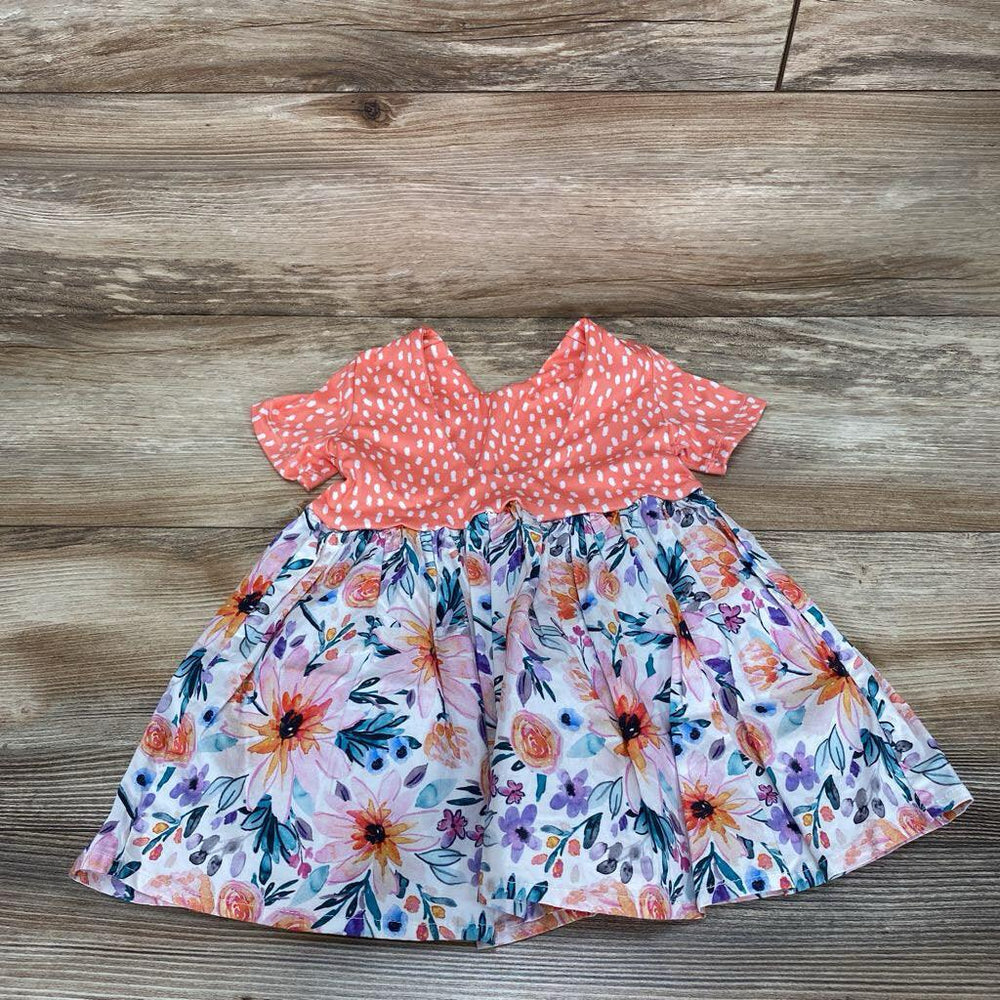 Handmade Floral Dress sz 12m - Me 'n Mommy To Be