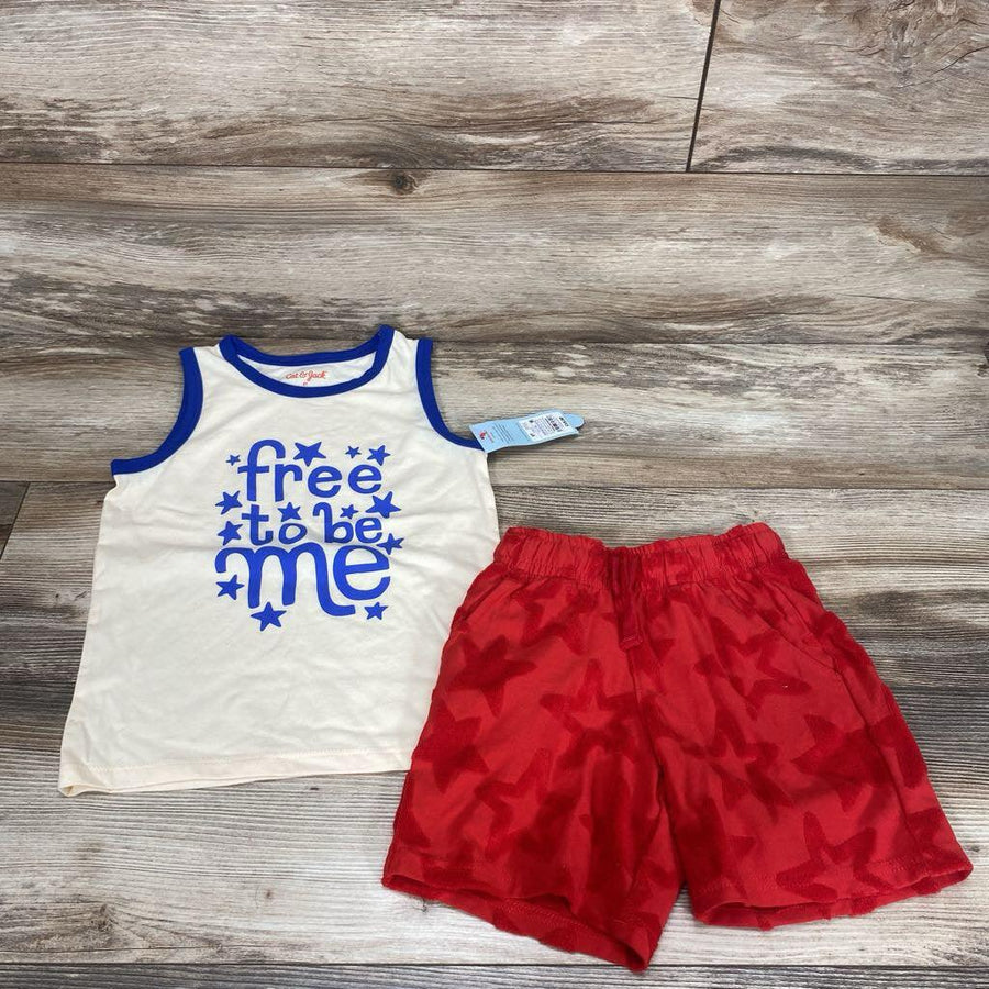 NEW Cat & Jack 2pc Free Tank Top & Shorts sz 5T - Me 'n Mommy To Be