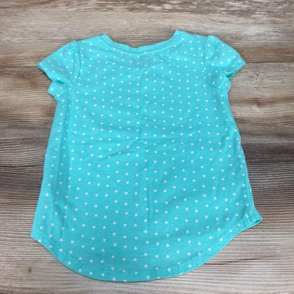 Cat & Jack Heart Print Shirt sz 5T - Me 'n Mommy To Be
