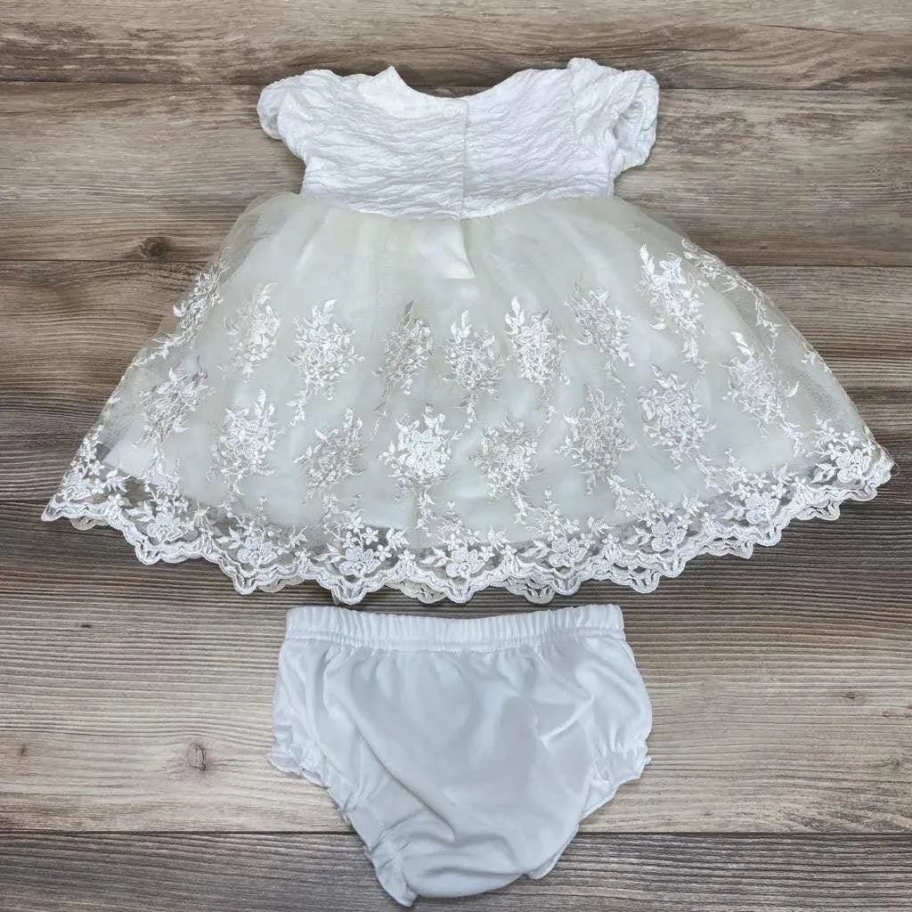 Nannette Baby 2pc Embroidered Dress & Bloomers sz 12m - Me 'n Mommy To Be