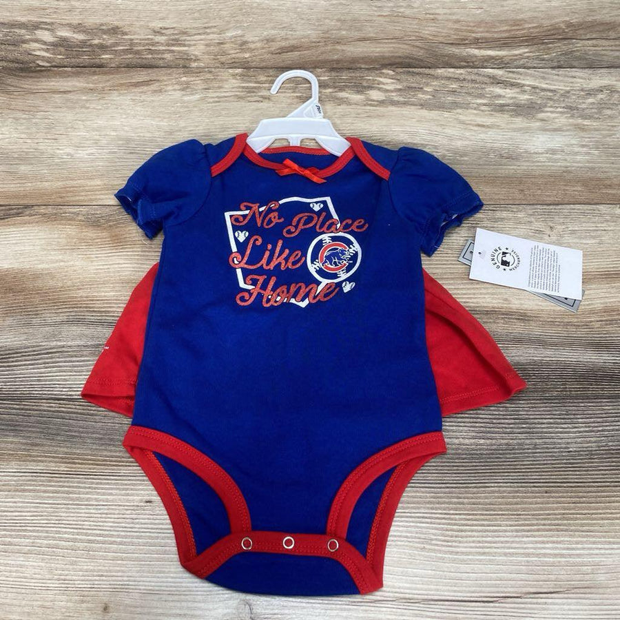 NEW Genuine Merchandise Chicago Cubs Bodysuit Set sz 6-9m - Me 'n Mommy To Be