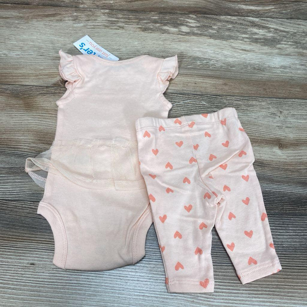 NEW Just One You 2Pc Little Sister Bodysuit & Pants sz NB - Me 'n Mommy To Be