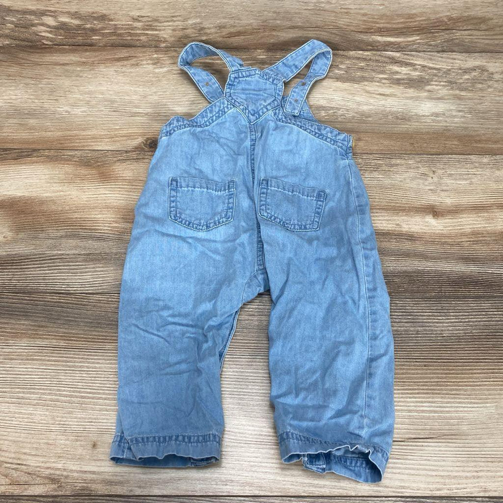 Cat & Jack Denim Dungarees sz 6-9m - Me 'n Mommy To Be