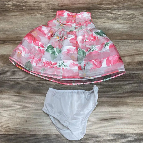 Mia & Mimi 2Pc Floral Dress & Bloomers sz 3-6m - Me 'n Mommy To Be