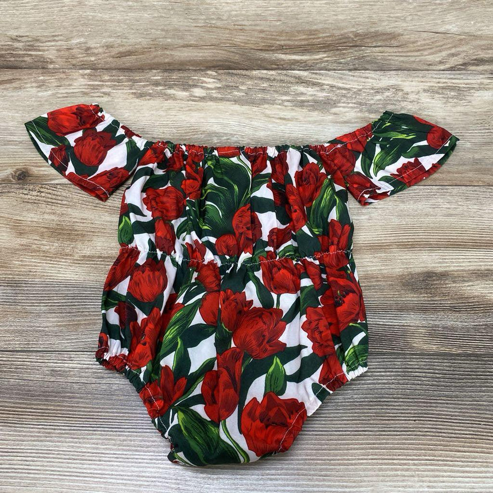 Off The Shoulder Floral Romper sz 12-18m - Me 'n Mommy To Be
