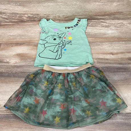 Star Wars 2pc Too Cute Shirt & Tutu Skirt sz 3T - Me 'n Mommy To Be